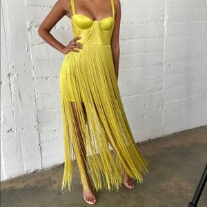 House of CB Emee Fringe Dress